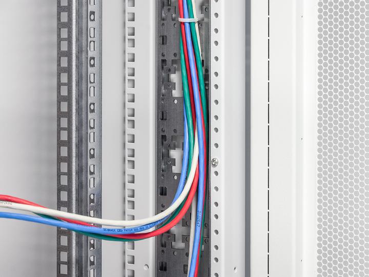 Actual product image Triton RAX-VP-V42-X2 - Vertical Cable Management Tray for RDA Distribution Cabinets, 42 U