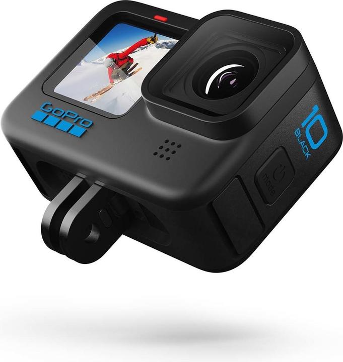 Image du produit GoPro HERO10 Black (carte MicroSDXC de 128 Go incluse) (60p, Bluetooth, WiFi)