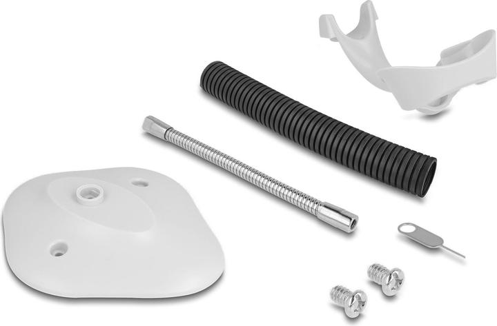 Actual product image Delock USB barcode scanner 1D with connection cable and holder (1D barcodes)