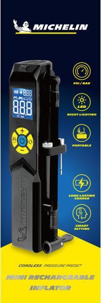 Actual product image Michelin Battery air pump digital 10 bar