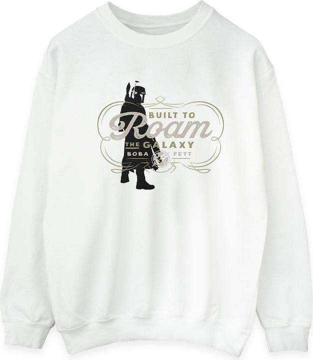 Actual product image Star Wars Mens The Book Of Boba Fett Built To Roam Sweatshirt (XXL)