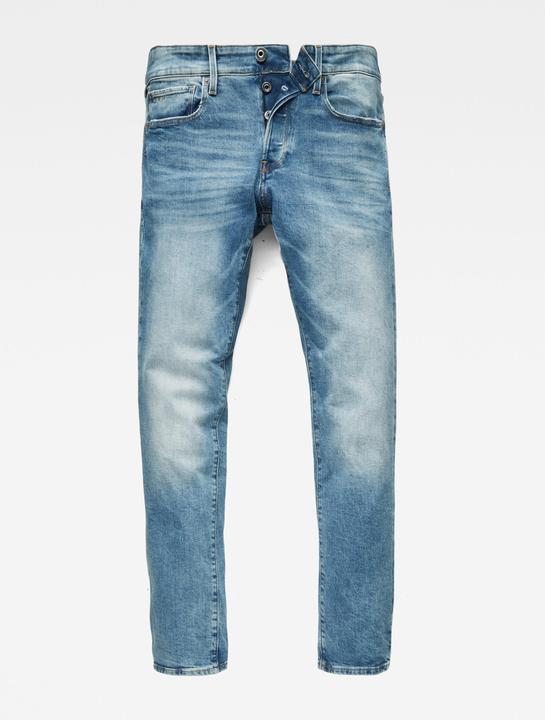 G-Star 3301 Straight Tapered Jeans Elto Stretch indigo aged