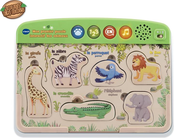 Actual product image VTech First Interactive Animal Puzzle (French)