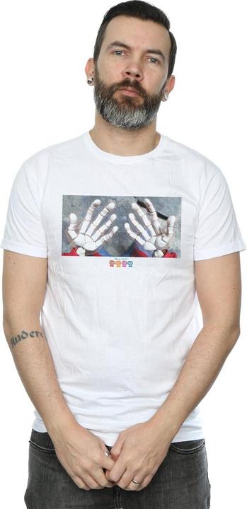 Actual product image Disney Mens Coco Miguel Skeleton Hands T-Shirt (XXL)