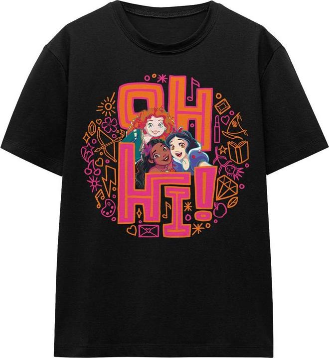 Immagine prodotto Disney Princess Oh Hi! Maglietta Merida Moana Biancaneve Adulto Unisex (M)