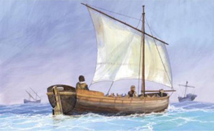 Produktbild Carson 1:72 Medieval Life Boat