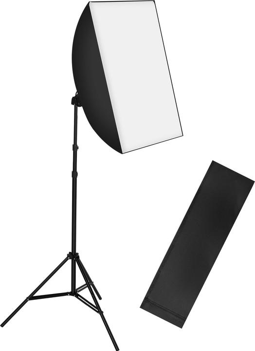 Produktbild tectake Studioleuchte mit Softbox und Stativ (Studioleuchte)