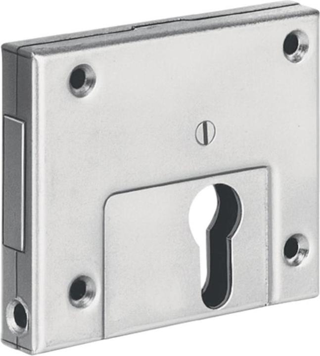 Produktbild Amf Riegelschloss 49 DIN links / rechts PZ mit Winkelschliessblech Dornmass 60 mm