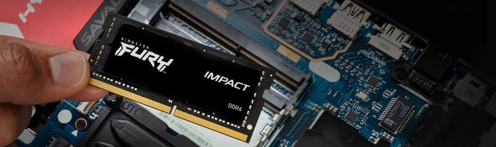 Actual product image Kingston FURY Impact (2 x 8GB, 2666 MHz, DDR4-RAM, SO-DIMM)