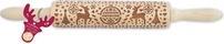 Actual product image ScrapCooking Dough roller with embossing "Xmas" 39cm