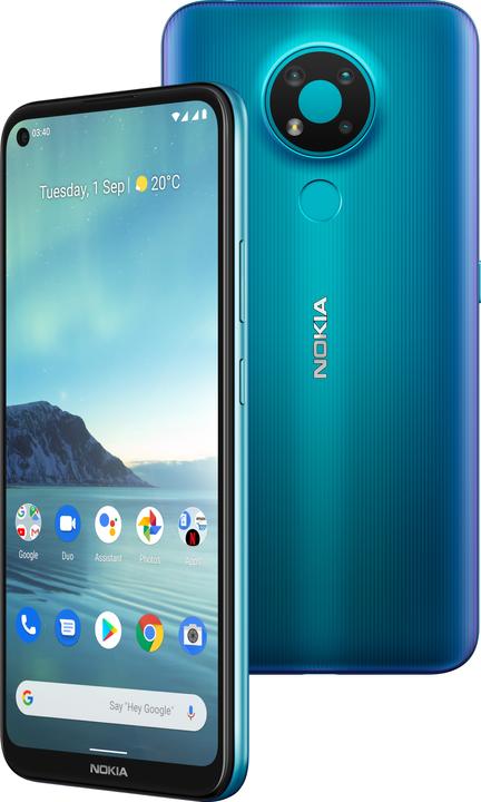 Immagine prodotto Nokia 3.4 (64 GB, Fiordo, 6.39", Doppia SIM, 13 Mpx, 4G)