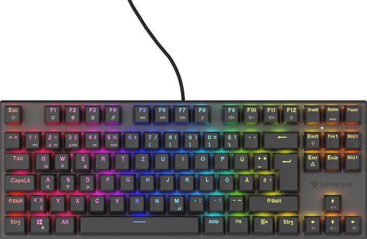 Genesis Tastiera da gioco cablata THOR 303 TKL nera (DE, Cablato)