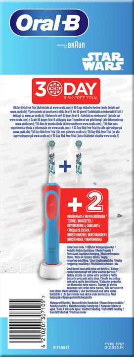 Produktbild Oral-B Ora-lB Kids StarWars Promo Starterpack (Oszillierende Zahnbürste)