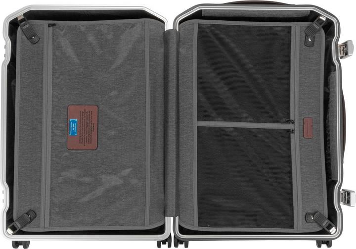 Immagine prodotto Piquadro PQ-Light - Trolley medio ultra sottile a guscio rigido nero/pelle (67 l, M (50 - 90l))