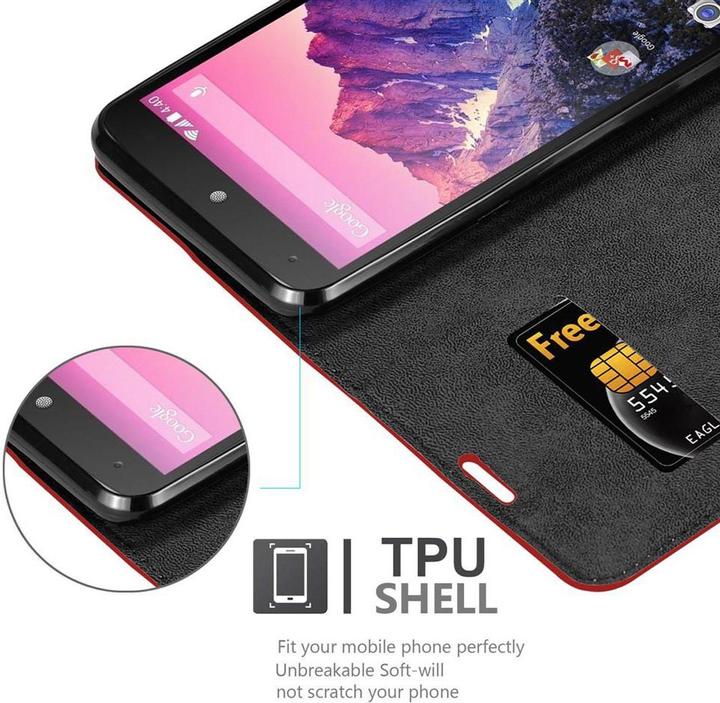 Actual product image Cadorabo Book Invisible Magnet Cover (LG Nexus 5)