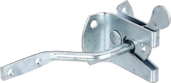 Actual product image GAH Garden gate latch with mounting option for padlocks Galvanised steel (1 pcs.)