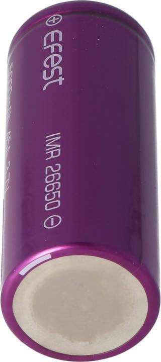 Immagine prodotto Efest Batteria ricaricabile Purple IMR26650, non protetta (1 pz., 26650, 5000 mAh)