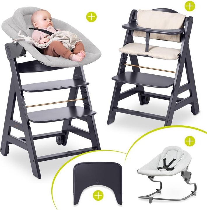 Produktbild Hauck Hochstühle Beta Plus White 5-tlg. Newborn Set - Hochstuhl (Hochstuhl)