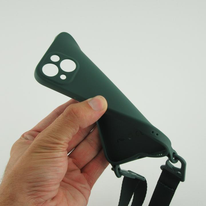 Produktbild PhoneLook Hülle Silikon mit Kordel und Haken (Apple iPhone 13 mini)