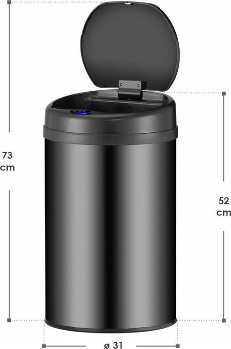 Actual product image Juskys Automatic waste bin with sensor (30 l)