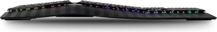 Produktbild Perixx PERIBOARD-835 BR DE, kabellose RGB-beleuchtete ergonomische mechanische Tastatur - flache bra (DE, Kabellos)