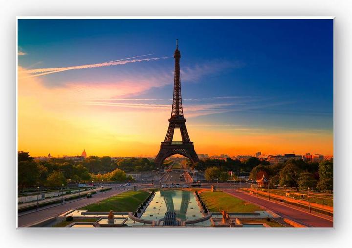 Image du produit Trenddeko Tour Eiffel au coucher du soleil (100 x 70 cm)