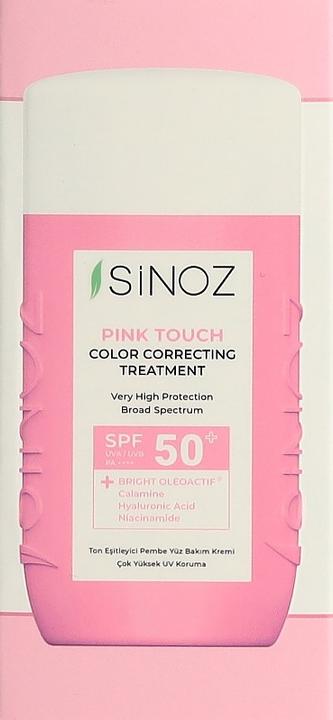 Produktbild Sinoz Pink Touch Color Correnting Treatment (Sonnencreme, SPF 50, 50 ml)