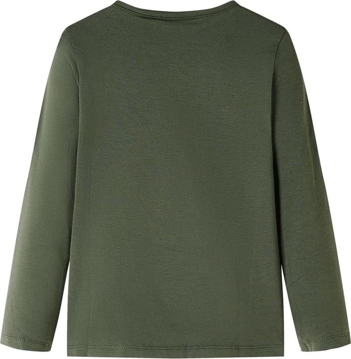 Actual product image VidaXL Children's long-sleeved shirt khaki 92,Material: 95 % cotton. 5 (92)
