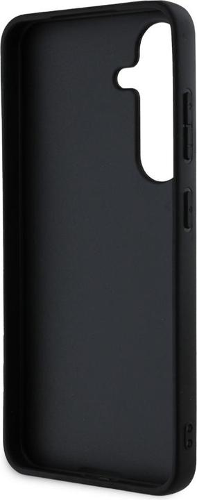 Actual product image Guess Hot Stamp 4G Pattern Triangle Metal Logo case for Samsung Galaxy S25 - black (Samsung Galaxy S25)