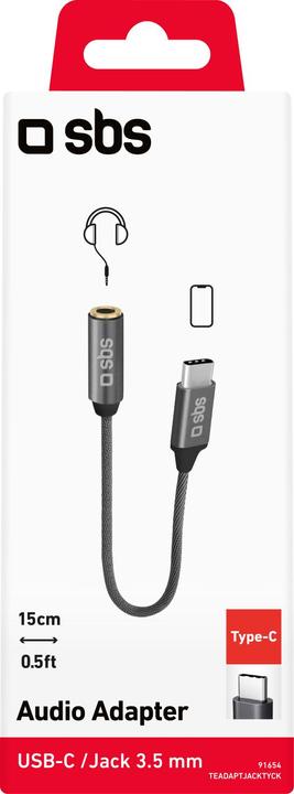 Actual product image SBS Teadaptjacktyck (USB Type C, 3.5mm jack)
