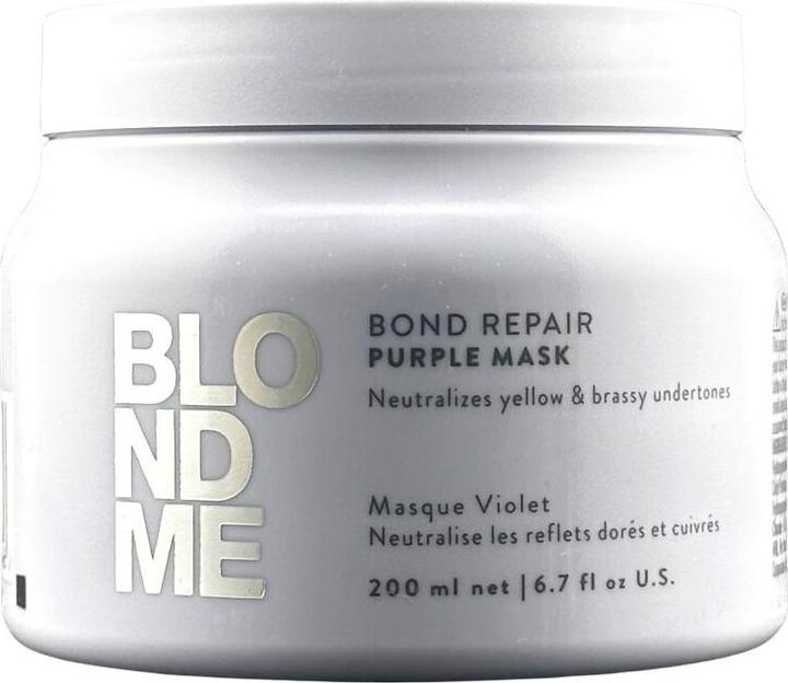 Actual product image Schwarzkopf Professional BLONDME Bond Repair Lila Maske (200 ml)