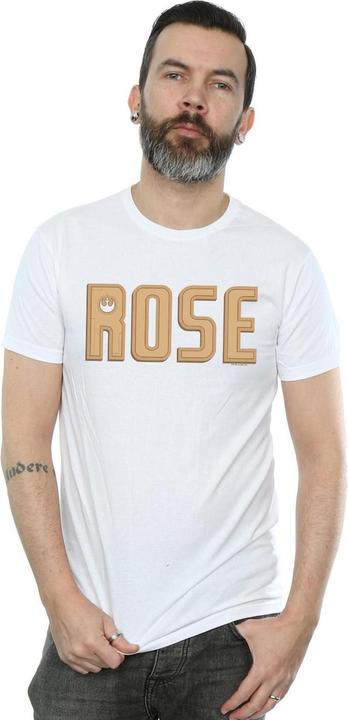 Immagine prodotto Star Wars The Rise Of Skywalker Rose Text Logo Maglietta Uomo (L)