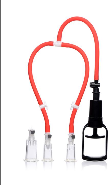 Image du produit Master Series 3-Way Suck Her Téton et système de pompage du clitoris