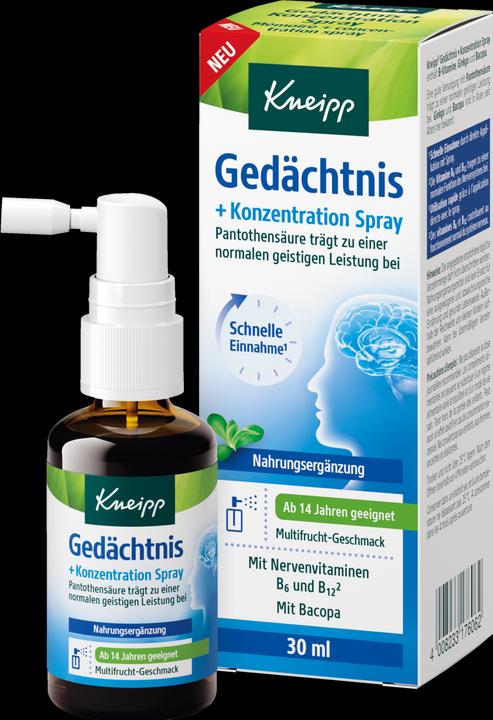 Image du produit Kneipp Mémoire + concentration spray (Spray)
