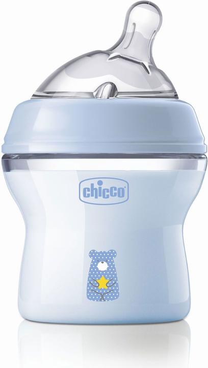 Immagine prodotto Chicco Biberon NATURAL FEELING PP Tettarella in silicone a flusso lento BLU 0m+ (150 ml)