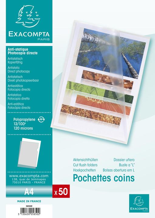 Actual product image Exacompta Sleeves and bags (A4, 50 x)