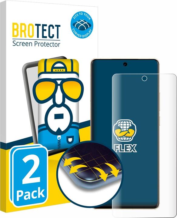 Produktbild BROTECT Full-Cover Displayschutz (2 Stück, Vivo X100 Pro)