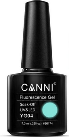 Actual product image Venalisa Gellack Fluorescence YG04 UV/LED (Turquoise, UV gel varnish)
