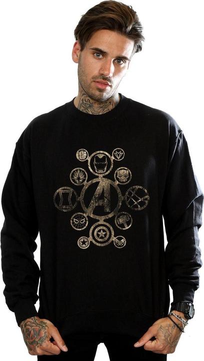 Actual product image Mens Avengers Infinity War Icons Sweatshirt (XXL)