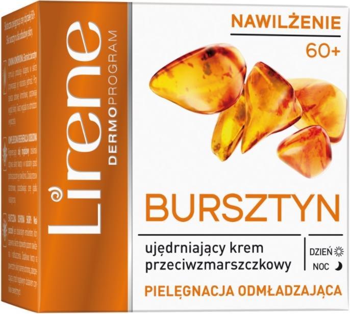 Lirene LIRENE Dermo Nawilżenie 60+ ujędrniający krem przeciwzmarszczkowy Bursztyn 50ml (50 ml, 24h Creme)