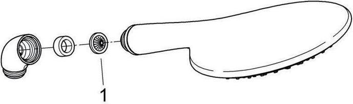 Produktbild Grohe Handbrause Rainshower Solo 150 27272000 15 cm chrom (2 Strahlarten, 9 l/min)