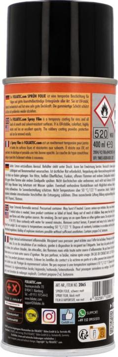 Actual product image Foliatec Spray film