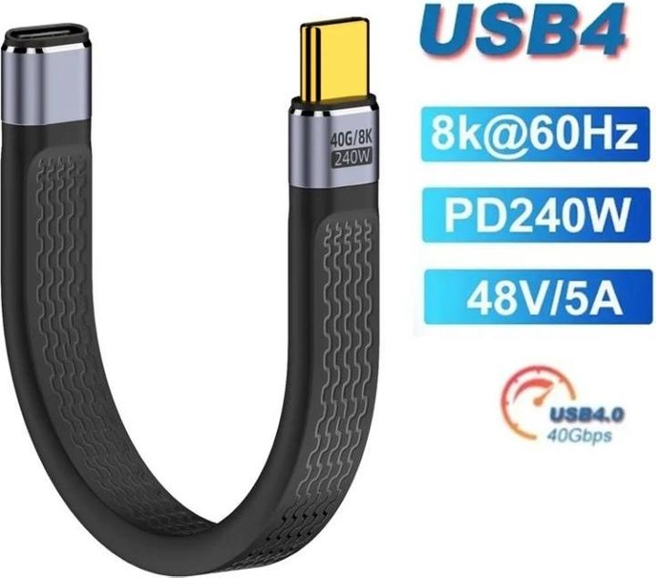 Immagine prodotto PowerGuard USB C - USB C (0.10 m, USB 4.0)