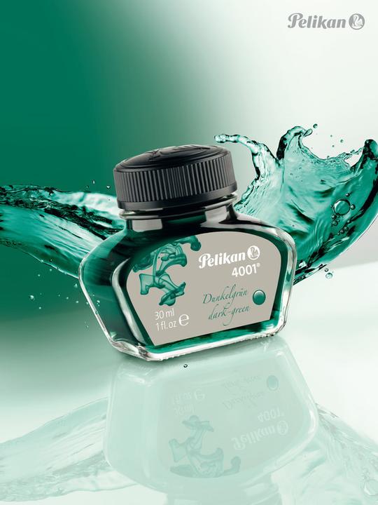 Produktbild Pelikan Tintenglas 4001 (Tintenfass, Dunkelgrün)