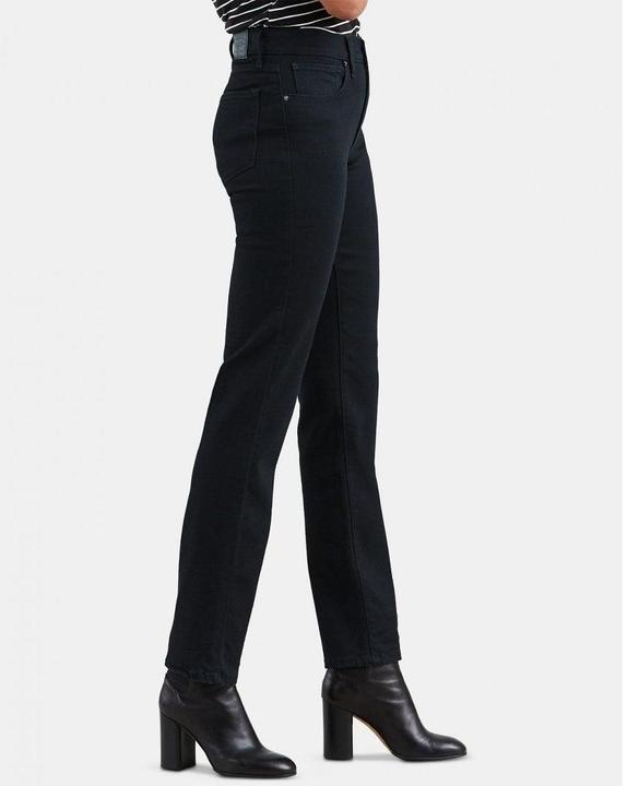 Actual product image Levis 724 Jeans High Rise Straight soft black (W28/L32)