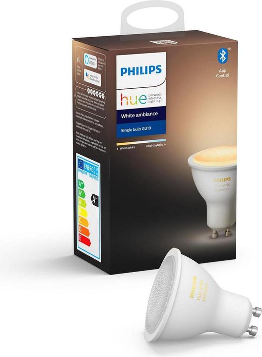 Produktbild Philips Hue White Ambiance BT (GU10, 5 W, 350 lm, 1 x, G)