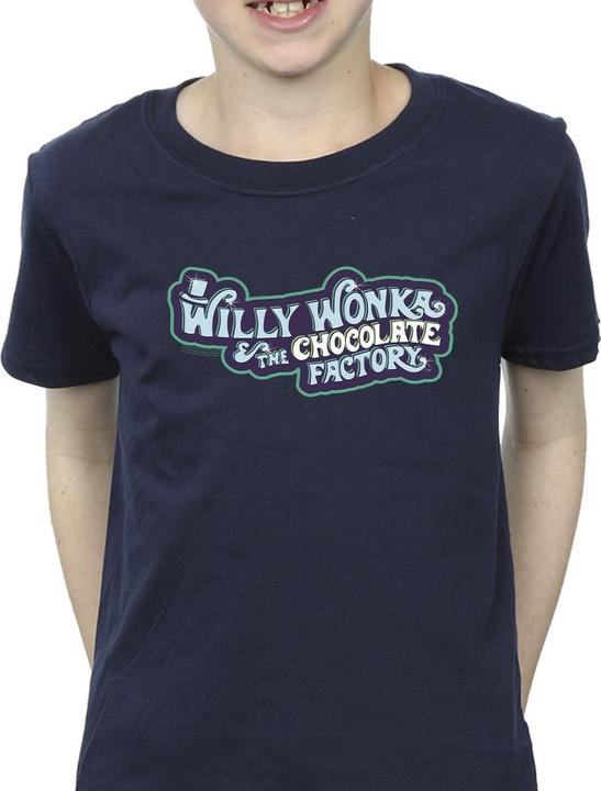 Produktbild Willy Wonka & the Chocolate Factory Chocolate Factory Logo TShirt Jungen (152, 158)