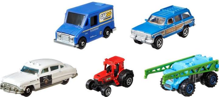Actual product image Matchbox 5-PACK Vehicles Assortment