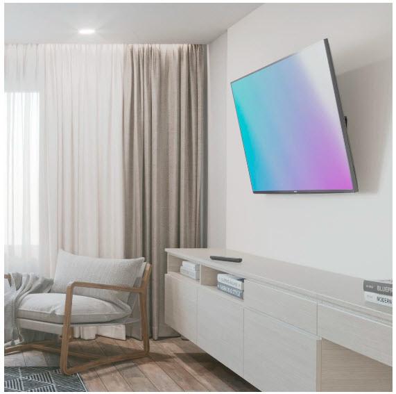 Actual product image Hama TV wall bracket, inclinable, 191 cm (75") up to 40 kg (Wall, 75", 40 kg)