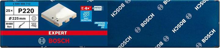 Actual product image Bosch Professional Zubehör Expert M480 Sanding net for drywall sander, 225 mm, G 220, 25 pcs. (220)